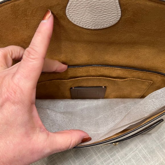 Coach Tabby Style Jade Shoulder Bag w/ Coach Signature Canvas NWOT - Picture 9 of 13